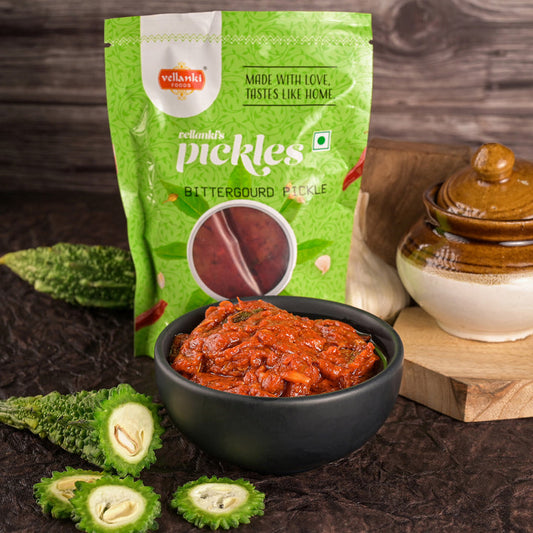 Kakarikaya (bitter gourd) Pickle